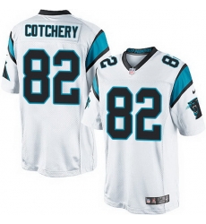 Nike Panthers #82 Jerricho Cotchery White Team Color Mens Stitched NFL Elite Jersey Nike Panthers #82 Jerricho Cotchery White Team Color Mens Stitched NFL Elite Jersey