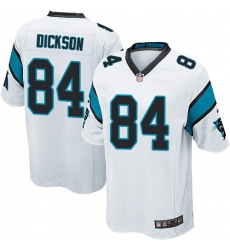 Nike Panthers #84 Ed Dickson White Mens Stitched NFL Elite Jersey Nike Panthers #84 Ed Dickson White Mens Stitched NFL Elite Jersey