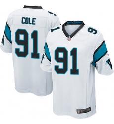 Nike Panthers #91 Colin Cole White Team Color Mens Stitched NFL Elite Jersey Nike Panthers #91 Colin Cole White Team Color Mens Stitched NFL Elite Jersey