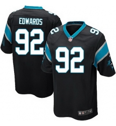 Nike Panthers #92 Dwan Edwards Black Team Color Mens Stitched NFL Elite Jersey Nike Panthers #92 Dwan Edwards Black Team Color Mens Stitched NFL Elite Jersey