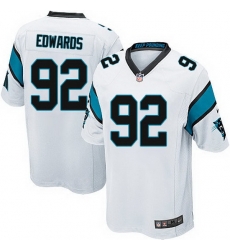 Nike Panthers #92 Dwan Edwards White Team Color Mens Stitched NFL Elite Jersey Nike Panthers #92 Dwan Edwards White Team Color Mens Stitched NFL Elite Jersey