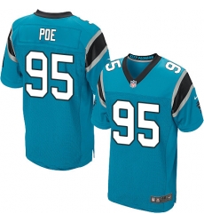 Nike Panthers #95 Dontari Poe Blue Alternate Mens Stitched NFL Elite Jersey Nike Panthers #95 Dontari Poe Blue Alternate Mens Stitched NFL Elite Jersey