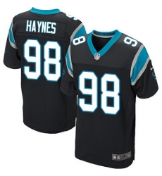 Nike Panthers #98 Marquis Haynes Black Team Color Mens Stitched NFL Elite Jersey Nike Panthers #98 Marquis Haynes Black Team Color Mens Stitched NFL Elite Jersey