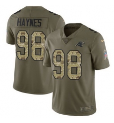 Nike Panthers 98 Marquis Haynes Olive Camo Salute To Service Limited Jersey Nike Panthers 98 Marquis Haynes Olive Camo Salute To Service Limited Jersey