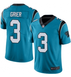 Panthers 3 Will Grier Blue Alternate Men Stitched Football Vapor Untouchable Limited Jersey Panthers 3 Will Grier Blue Alternate Men Stitched Football Vapor Untouchable Limited Jersey