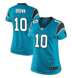 Nike Panthers #10 Corey Brown Blue Alternate Womens Stitched NFL Elite Jersey Nike Panthers #10 Corey Brown Blue Alternate Womens Stitched NFL Elite Jersey