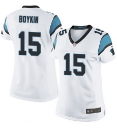 Nike Panthers #15 Jarrett Boykin White Team Color Women Stitched NFL Jersey Nike Panthers #15 Jarrett Boykin White Team Color Women Stitched NFL Jersey
