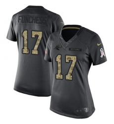 Nike Panthers #17 Devin Funchess Black Womens Stitched NFL Limited 2016 Salute to Service Jersey Nike Panthers #17 Devin Funchess Black Womens Stitched NFL Limited 2016 Salute to Service Jersey