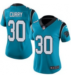 Nike Panthers #30 Stephen Curry Blue Alternate Womens Stitched NFL Vapor Untouchable Limited Jersey Nike Panthers #30 Stephen Curry Blue Alternate Womens Stitched NFL Vapor Untouchable Limited Jersey