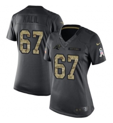 Nike Panthers #67 Ryan Kalil Black Womens Stitched NFL Limited 2016 Salute to Service Jersey Nike Panthers #67 Ryan Kalil Black Womens Stitched NFL Limited 2016 Salute to Service Jersey