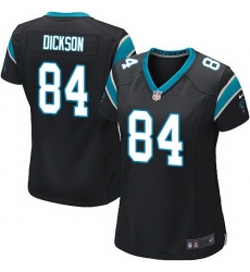 Nike Panthers #84 ED Dickson Black Team Color Women Stitched NFL Jersey Nike Panthers #84 ED Dickson Black Team Color Women Stitched NFL Jersey