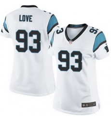 Nike Panthers #93 Jason Trusnik White Team Color Women Stitched NFL Jersey Nike Panthers #93 Jason Trusnik White Team Color Women Stitched NFL Jersey