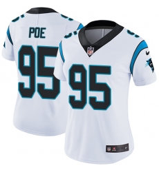 Nike Panthers #95 Dontari Poe White Womens Stitched NFL Vapor Untouchable Limited Jersey Nike Panthers #95 Dontari Poe White Womens Stitched NFL Vapor Untouchable Limited Jersey