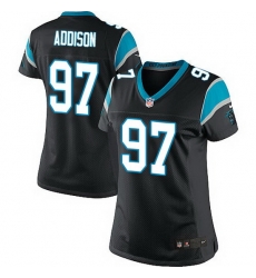 Nike Panthers #97 Mario Addison Black Team Color Women Stitched NFL Jersey Nike Panthers #97 Mario Addison Black Team Color Women Stitched NFL Jersey