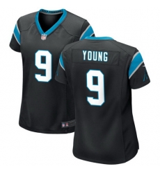 Women Carolina Panthers 9 Bryce Young Black 2023 Draft Stitched Game Jersey Women Carolina Panthers 9 Bryce Young Black 2023 Draft Stitched Game Jersey