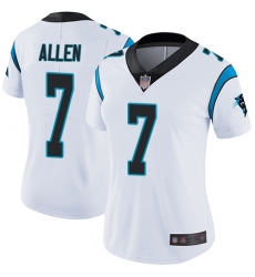 Women Panthers 7 Kyle Allen White Stitched Football Vapor Untouchable Limited Jersey Women Panthers 7 Kyle Allen White Stitched Football Vapor Untouchable Limited Jersey