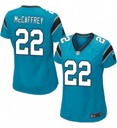 Womens Nike Carolina Panthers 22 Christian McCaffrey Game Blue Alternate NFL Jersey Womens Nike Carolina Panthers 22 Christian McCaffrey Game Blue Alternate NFL Jersey