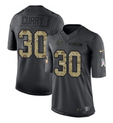 Nike Panthers #30 Stephen Curry Black Youth Stitched NFL Limited 2016 Salute to Service Jersey Nike Panthers #30 Stephen Curry Black Youth Stitched NFL Limited 2016 Salute to Service Jersey