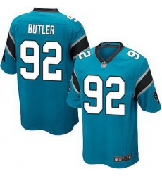 Nike Panthers #92 Vernon Butler Blue Alternate Youth Stitched NFL Elite Jersey Nike Panthers #92 Vernon Butler Blue Alternate Youth Stitched NFL Elite Jersey