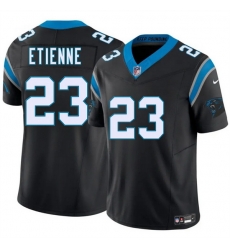 Youth Carolina Panthers 23 Trevor Etienne Black 2025 Draft F U S E Vapor Limited Stitched Football Jersey Youth Carolina Panthers 23 Trevor Etienne Black 2025 Draft F U S E Vapor Limited Stitched Football Jersey