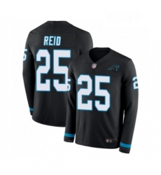 Youth Carolina Panthers 25 Eric Reid Limited Black Therma Long Sleeve Football Jersey Youth Carolina Panthers 25 Eric Reid Limited Black Therma Long Sleeve Football Jersey