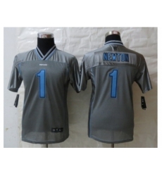 Youth Nike Carolina Panthers #1 Newton Grey Jerseys(Vapor) Youth Nike Carolina Panthers #1 Newton Grey Jerseys(Vapor)