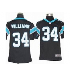 Youth Nike Carolina Panthers #34 DeAngelo Williams Black Jerseys Youth Nike Carolina Panthers #34 DeAngelo Williams Black Jerseys