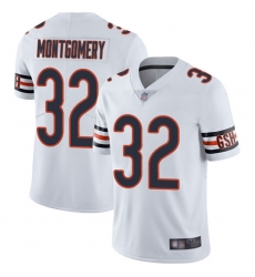 Bears 32 David Montgomery White Men Stitched Football Vapor Untouchable Limited Jersey Bears 32 David Montgomery White Men Stitched Football Vapor Untouchable Limited Jersey