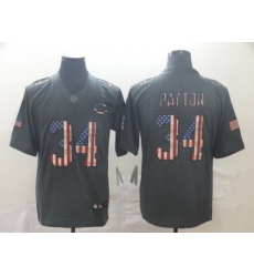 Bears 34 Walter Payton 2019 Salute To Service USA Flag Fashion Limited Jersey Bears 34 Walter Payton 2019 Salute To Service USA Flag Fashion Limited Jersey