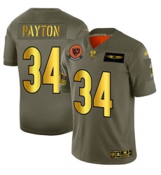 Bears 34 Walter Payton Camo Gold Men Stitched Football Limited 2019 Salute To Service Jersey Bears 34 Walter Payton Camo Gold Men Stitched Football Limited 2019 Salute To Service Jersey