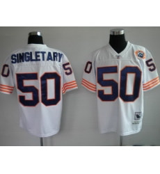 Chicago Bears 50 Singletary white throwback Jerseys Chicago Bears 50 Singletary white throwback Jerseys