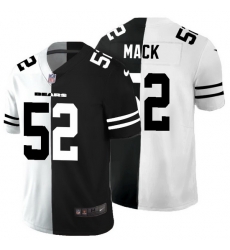 Chicago Bears 52 Khalil Mack Men Black V White Peace Split Nike Vapor Untouchable Limited NFL Jersey Chicago Bears 52 Khalil Mack Men Black V White Peace Split Nike Vapor Untouchable Limited NFL Jersey