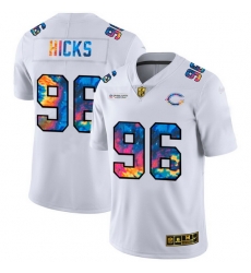 Chicago Bears 96 Akiem Hicks Men White Nike Multi Color 2020 NFL Crucial Catch Limited NFL Jersey Chicago Bears 96 Akiem Hicks Men White Nike Multi Color 2020 NFL Crucial Catch Limited NFL Jersey
