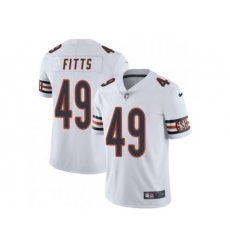 Kylie Fitts Chicago Bears #49 Men Color Rush Legend Nike Jersey White Kylie Fitts Chicago Bears #49 Men Color Rush Legend Nike Jersey White