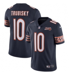 Men Bears 10 Trubisky Navy 100 Years 4XL Jersey Men Bears 10 Trubisky Navy 100 Years 4XL Jersey