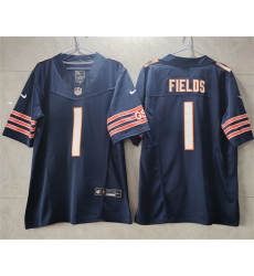 Men Chicago Bears 1 Justin Fields Navy 2023 F U S E Vapor Untouchable Limited Stitched Football Jersey Men Chicago Bears 1 Justin Fields Navy 2023 F U S E Vapor Untouchable Limited Stitched Football Jersey