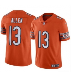 Men Chicago Bears 13 Keenan Allen Orange Vapor Stitched Football Jersey Men Chicago Bears 13 Keenan Allen Orange Vapor Stitched Football Jersey