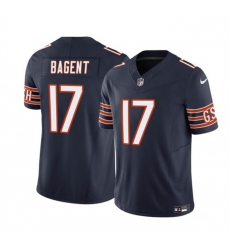 Men Chicago Bears 17 Tyson Bagent Navy 2023 F U S E Vapor Untouchable Limited Stitched Football Jersey Men Chicago Bears 17 Tyson Bagent Navy 2023 F U S E Vapor Untouchable Limited Stitched Football Jersey