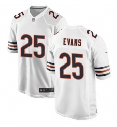 Men Chicago Bears 25 Darrynton Evans White Stitched Football Game Jersey Men Chicago Bears 25 Darrynton Evans White Stitched Football Game Jersey