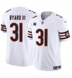 Men Chicago Bears 31 Kevin Byard III White 2024 F U S E With 1 Star C Patch Vapor Untouchable Limited Stitched Football Jersey Men Chicago Bears 31 Kevin Byard III White 2024 F U S E With 1 Star C Patch Vapor Untouchable Limited Stitched Football Jersey