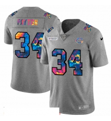 Men Chicago Bears 34 Walter Payton Men Nike Multi Color 2020 NFL Crucial Catch NFL Jersey Greyheather Men Chicago Bears 34 Walter Payton Men Nike Multi Color 2020 NFL Crucial Catch NFL Jersey Greyheather