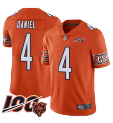 Men Chicago Bears 4 Chase Daniel Orange Alternate 100th Season Limited Football Jersey Men Chicago Bears 4 Chase Daniel Orange Alternate 100th Season Limited Football Jersey