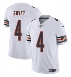 Men Chicago Bears 4 D u2019Andre Swift White Vapor Stitched Football Jersey Men Chicago Bears 4 D u2019Andre Swift White Vapor Stitched Football Jersey
