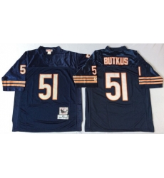 Men Chicago Bears 51 Dick Butkus Navy 1985 M&N Throwback Jersey Men Chicago Bears 51 Dick Butkus Navy 1985 M&N Throwback Jersey