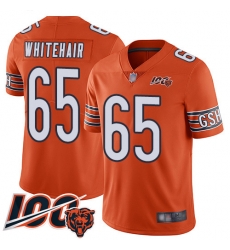 Men Chicago Bears 65 Cody Whitehair Orange Alternate 100th Season Limited Football Jersey Men Chicago Bears 65 Cody Whitehair Orange Alternate 100th Season Limited Football Jersey