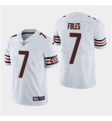 Men Chicago Bears 7 Nick Foles Vapor Untouchable Limited White Jersey Men Chicago Bears 7 Nick Foles Vapor Untouchable Limited White Jersey