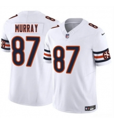 Men Chicago Bears 87 Jordan Murray White 2025 F U S E Vapor Stitched Football Jersey Men Chicago Bears 87 Jordan Murray White 2025 F U S E Vapor Stitched Football Jersey