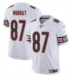 Men Chicago Bears 87 Jordan Murray White 2025 Vapor Stitched Football Jersey Men Chicago Bears 87 Jordan Murray White 2025 Vapor Stitched Football Jersey