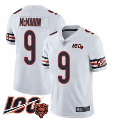 Men Chicago Bears 9 Jim McMahon White Vapor Untouchable Limited Player 100th Season Football Jersey Men Chicago Bears 9 Jim McMahon White Vapor Untouchable Limited Player 100th Season Football Jersey