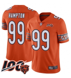 Men Chicago Bears 99 Dan Hampton Orange Alternate 100th Season Limited Football Jersey Men Chicago Bears 99 Dan Hampton Orange Alternate 100th Season Limited Football Jersey